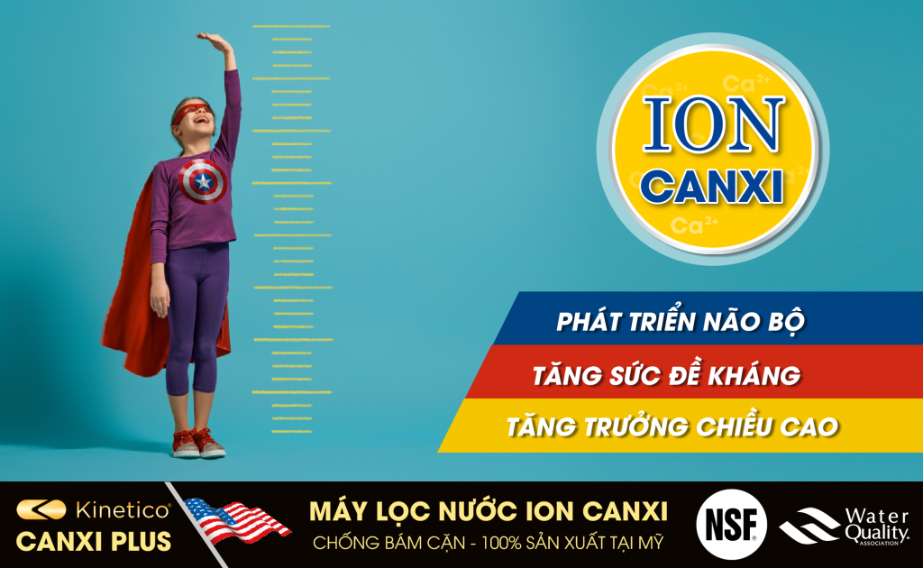 Lợi ích máy lọc nước Ion canxi Kinetico Plus